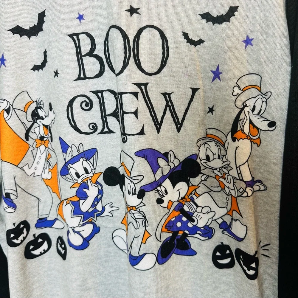 DISNEY Mickey‎ Mouse Halloween Long Sleeved Pajamas Set Women Medium.C27 - Picture 4 of 14